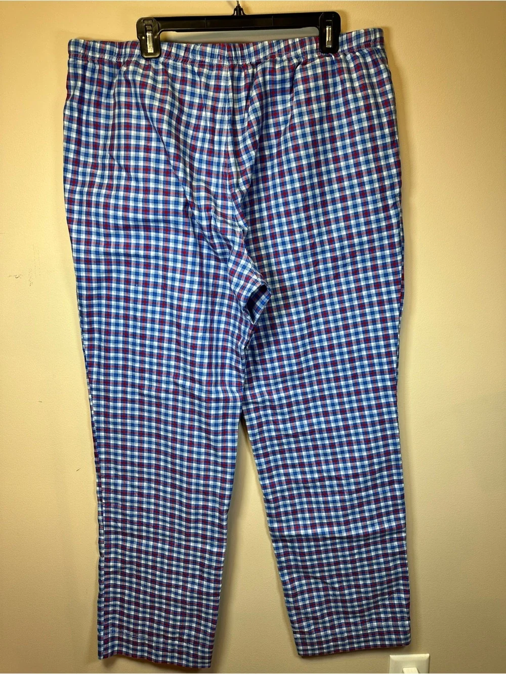 Vineyard Vines Blue & White Plaid Drawstring Lounge Pants
